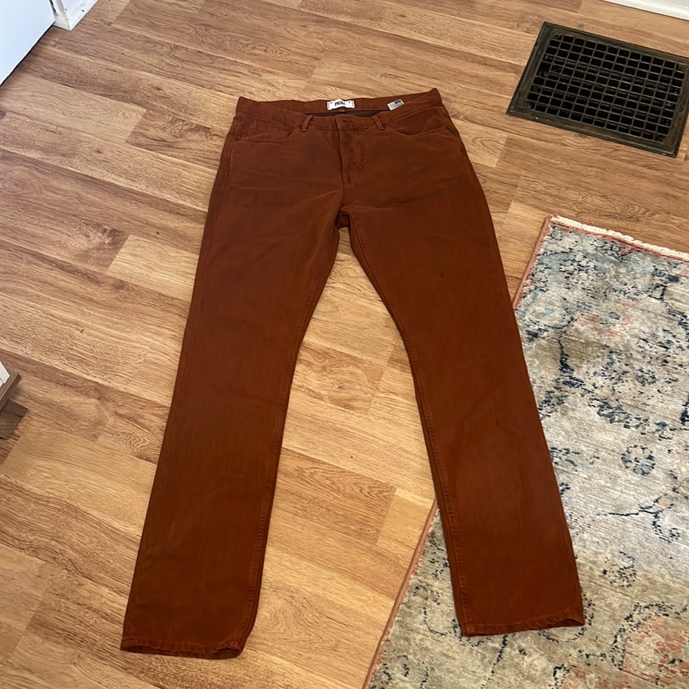 Paige denim mens rust size 34 jeans